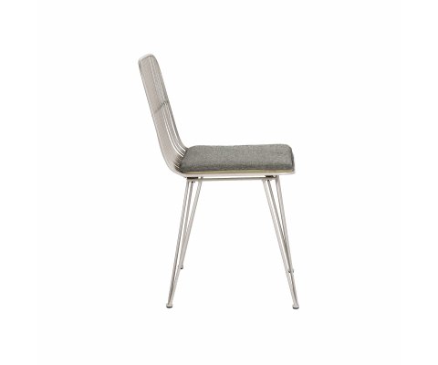 Chaise en metal design LOMAR