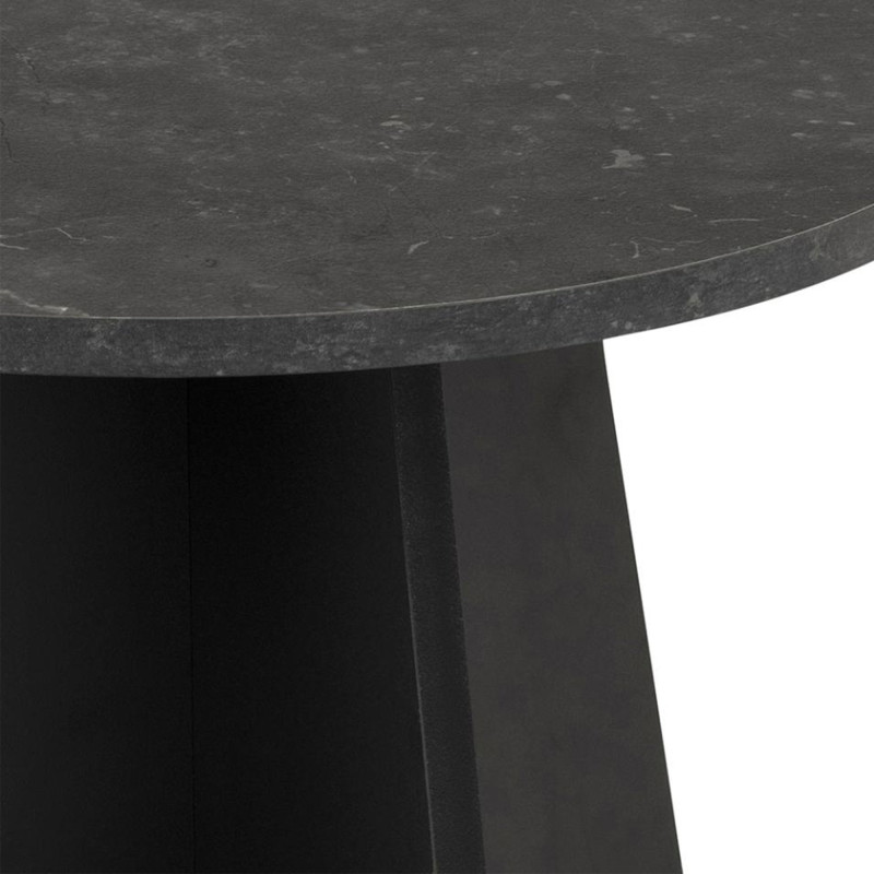 Table à manger carrée avec rallonge visible en bois ROXY
