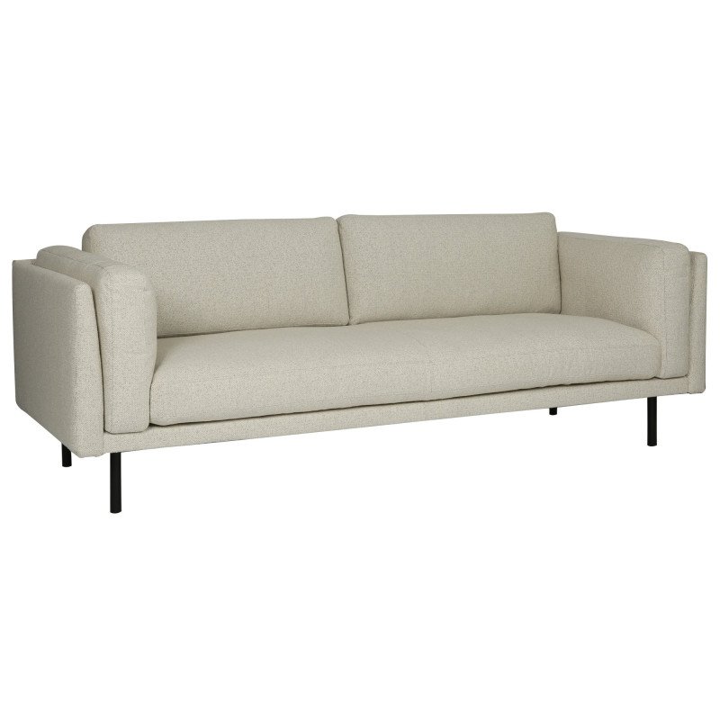 Canapé 2 places en tissu beige LIPOUR