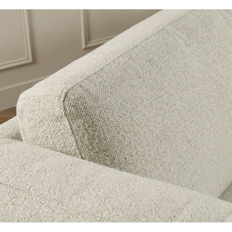 Canapé 2 places en tissu beige LIPOUR