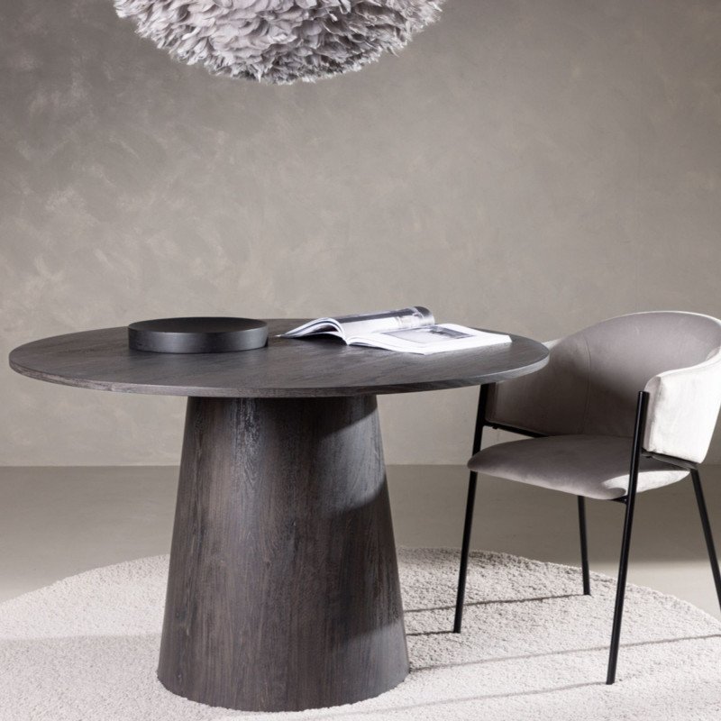 Table à manger ronde design 120cm RENZA