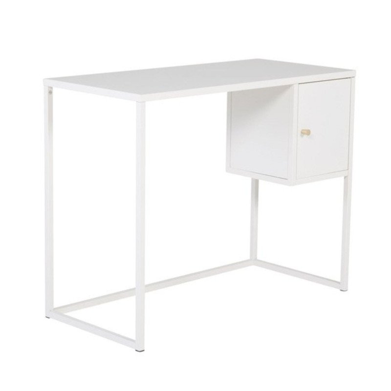 Bureau minimaliste en métal avec placard KAPAL