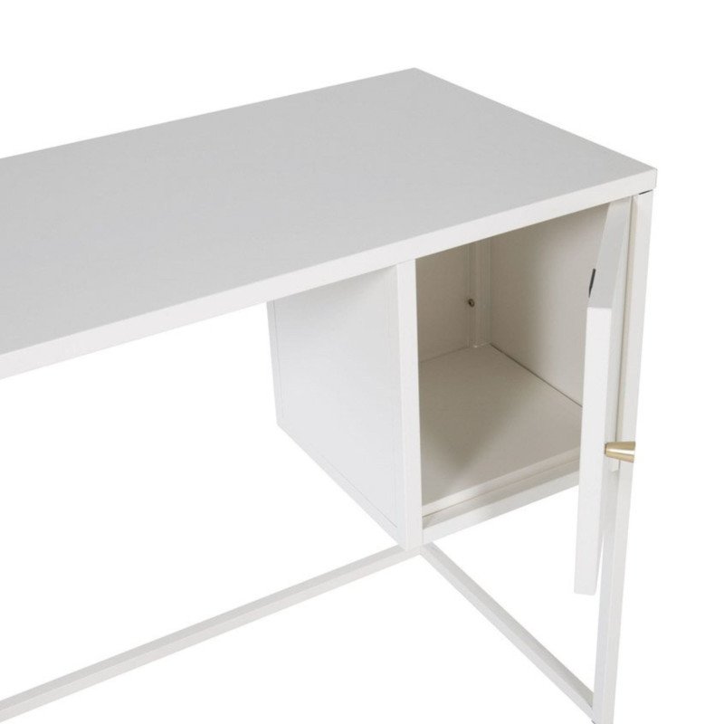 Bureau minimaliste en métal avec placard KAPAL