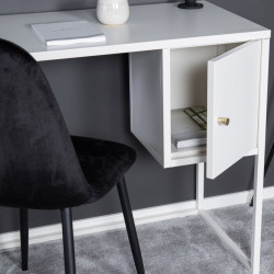 Bureau minimaliste en métal avec placard KAPAL