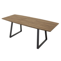 Table à manger moderne en bois 160x85cm IGRANE