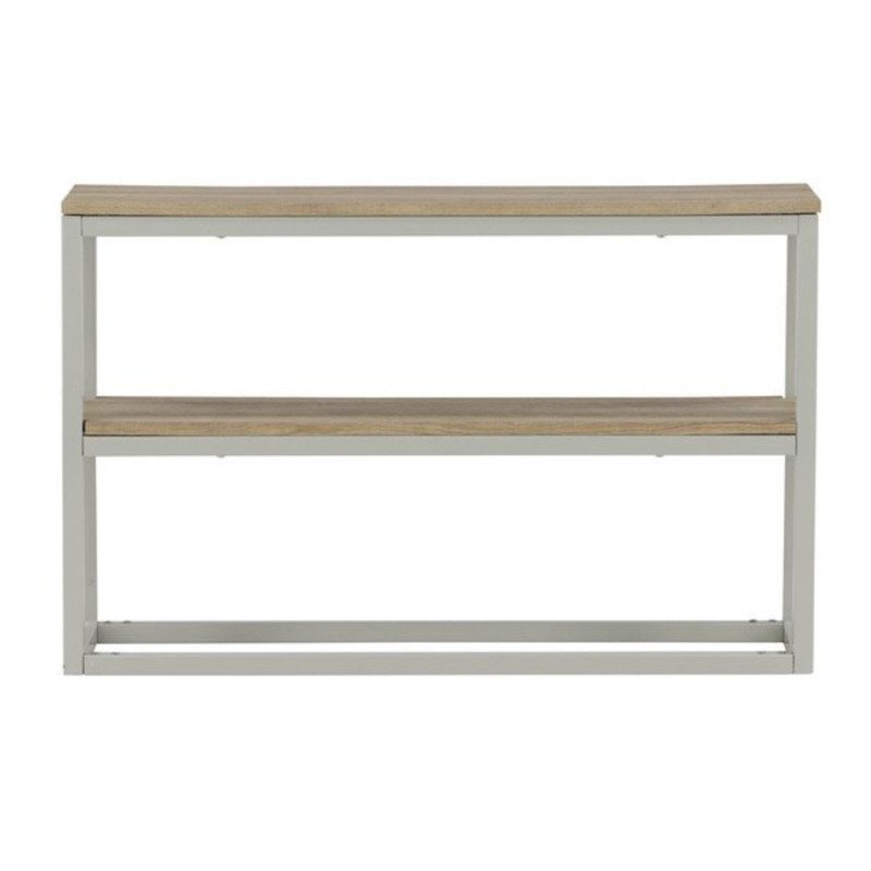 Console 2 plateaux en bois naturel RITZ