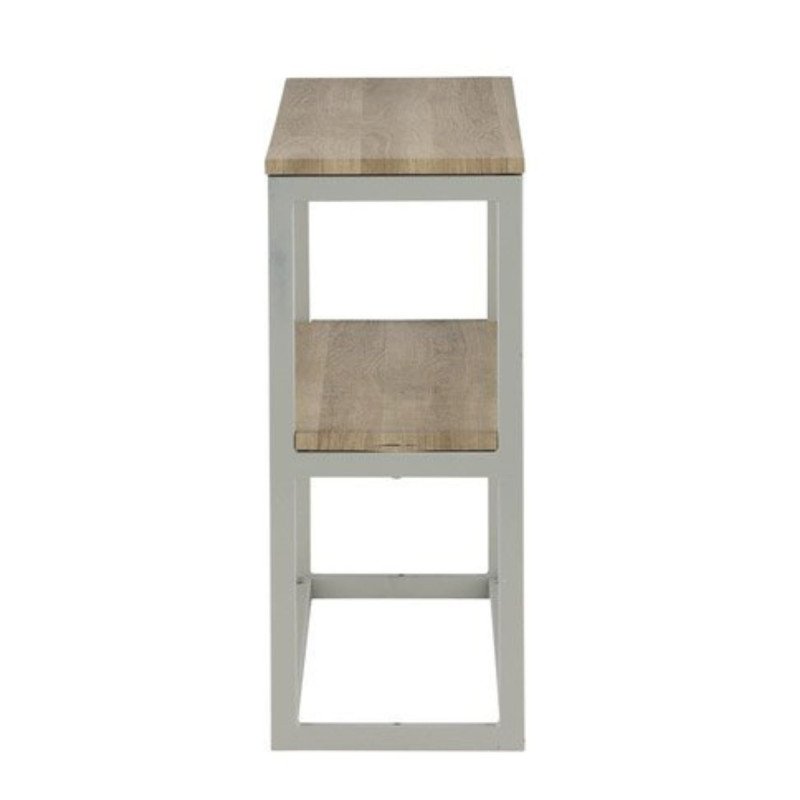 Lot De 2 Plateaux En Bois Gris - Dimensions 35x24 Cm Et 30x20 Cm, Déco Rétro Et Service