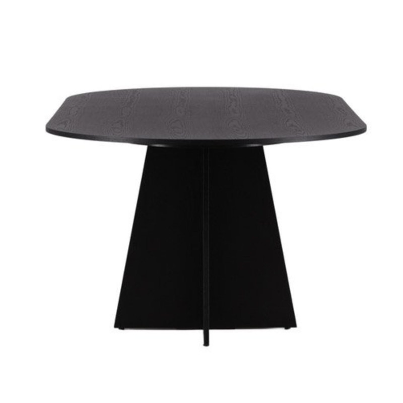 Table à manger ovale 230cm pieds design en bois BLOOM