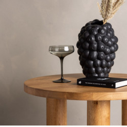 Table basse ronde en bois d'hévéa 60cm CHELSEA