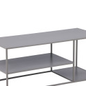 Table basse rectangulaire 3 plateaux en métal SPAVA