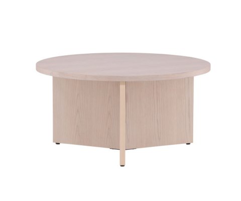 Table basse ronde en bois 65cm IKY