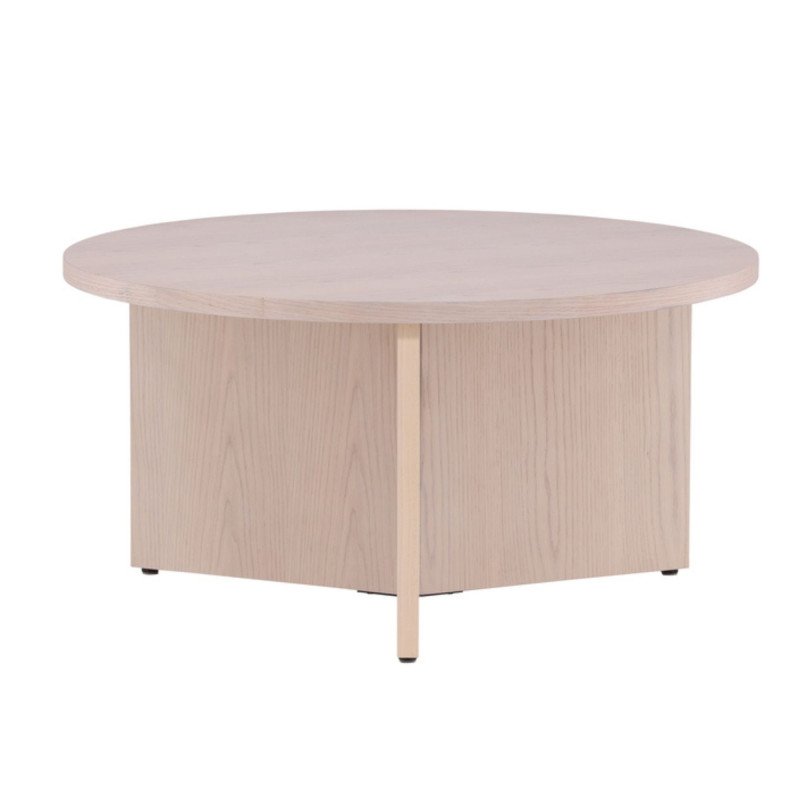 Table basse ronde en bois 65cm IKY