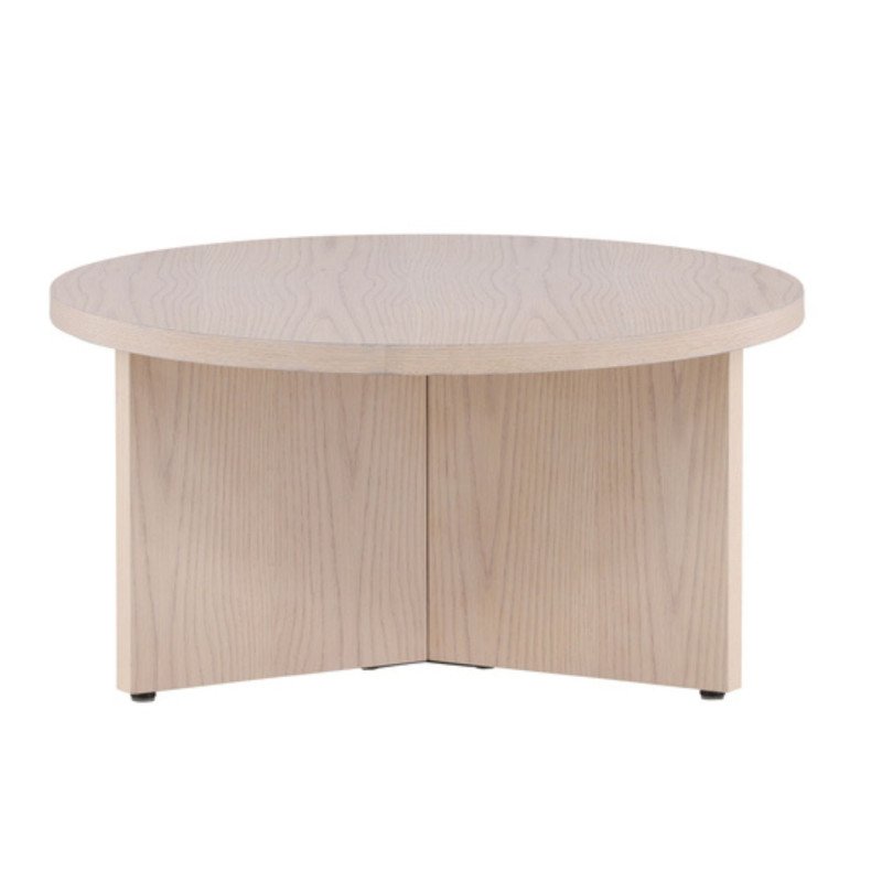 Table basse ronde en bois 85cm IKY