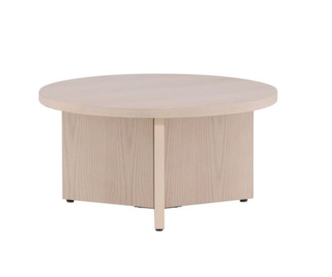 Table basse ronde en bois 85cm IKY