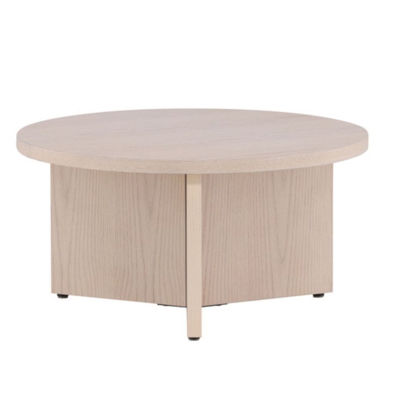 Table basse ronde en bois 85cm IKY