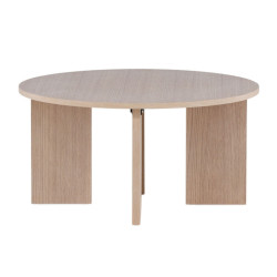 Table basse ronde en bois 80cm RONNY
