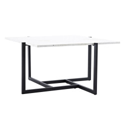 Table basse carrée tendance 80cm STUDDY