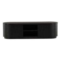 Meuble TV morderne noir 160cm BAKA