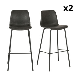 Lot 2 tabourets design BILBAO