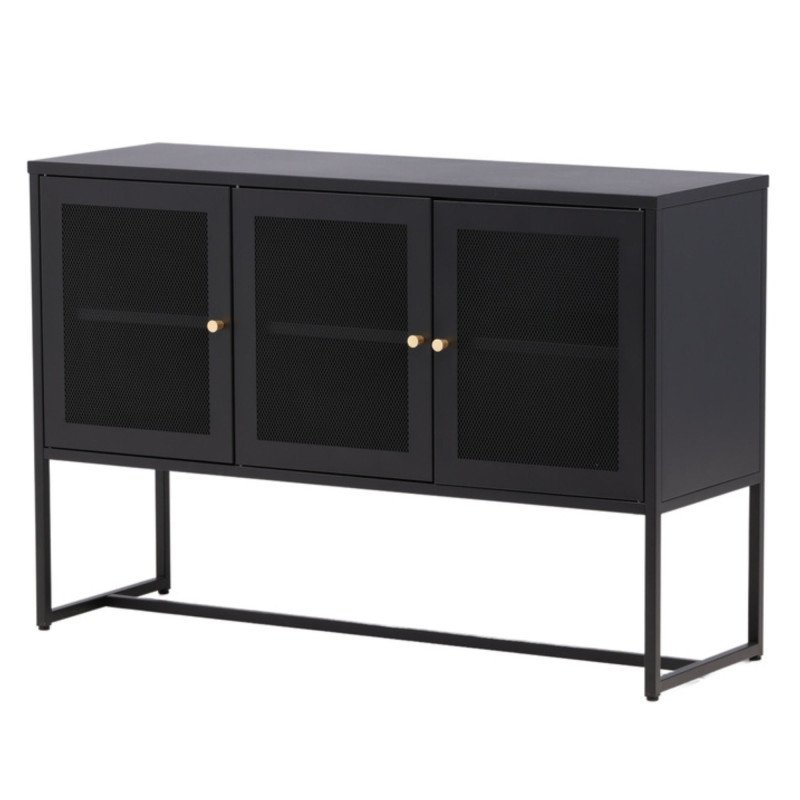 Buffet bas industriel en acier 120cm CABANA