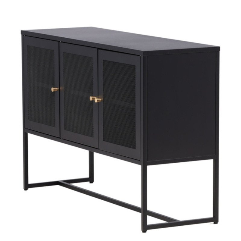 Buffet bas industriel en acier 120cm CABANA