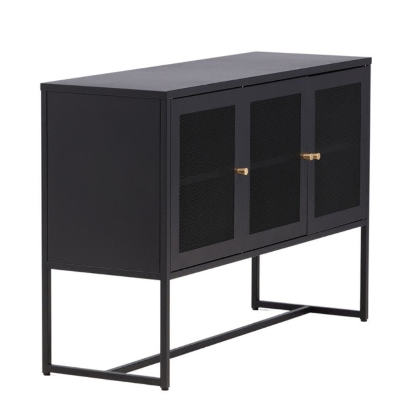 Buffet bas industriel en acier 120cm CABANA