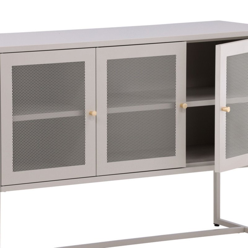 Buffet bas industriel en acier 120cm CABANA