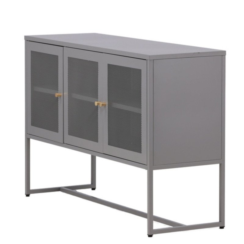 Buffet bas industriel en acier 120cm CABANA