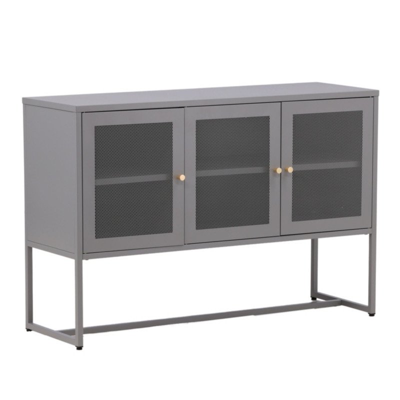 Buffet bas industriel en acier 120cm CABANA