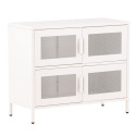 Buffet bas style industriel en métal 4 portes PARME
