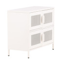 Buffet bas style industriel en métal 4 portes PARME