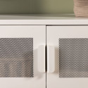 Buffet bas style industriel en métal 4 portes PARME