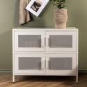Buffet bas style industriel en métal 4 portes PARME
