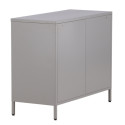 Buffet bas style industriel en métal 4 portes PARME