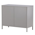 Buffet bas style industriel en métal 4 portes PARME