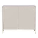 Buffet bas style industriel en métal 4 portes PARME