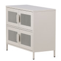 Buffet bas style industriel en métal 4 portes PARME