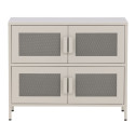 Buffet bas style industriel en métal 4 portes PARME