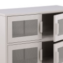 Buffet bas style industriel en métal 4 portes PARME