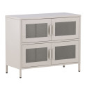 Buffet bas style industriel en métal 4 portes PARME