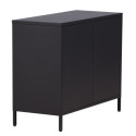 Buffet bas style industriel en métal 4 portes PARME