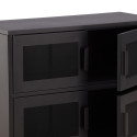 Buffet bas style industriel en métal 4 portes PARME
