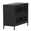 Buffet bas style industriel en métal 4 portes PARME