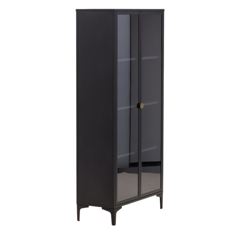 Armoire avec portes vitrées en métal 190cm DIDI