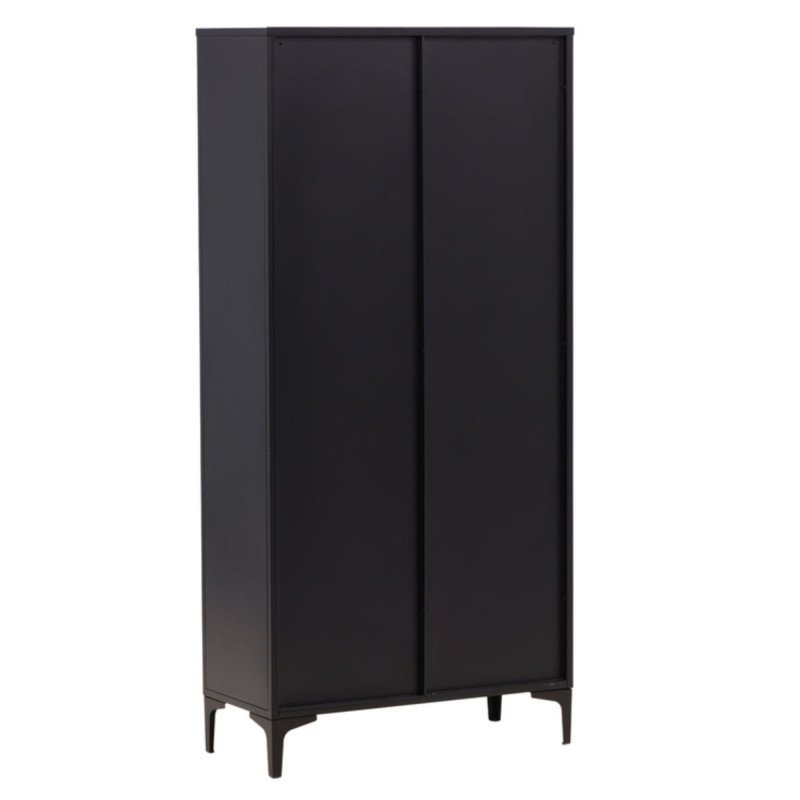 Armoire avec portes vitrées en métal 190cm DIDI