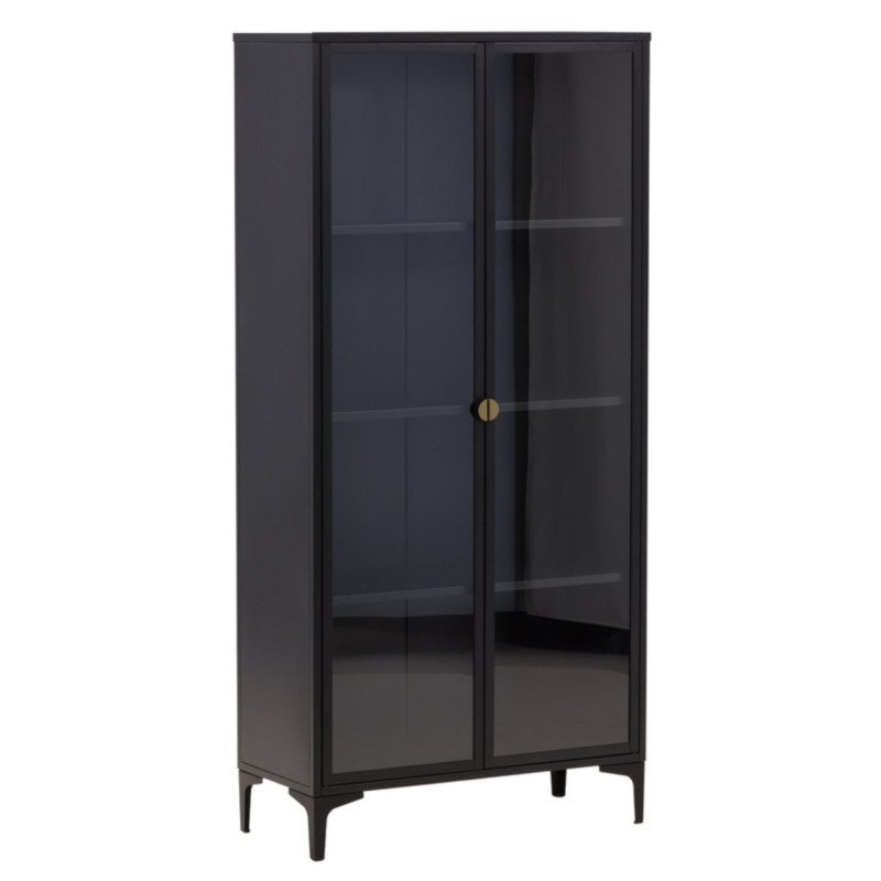 Armoire avec portes vitrées en métal 190cm DIDI