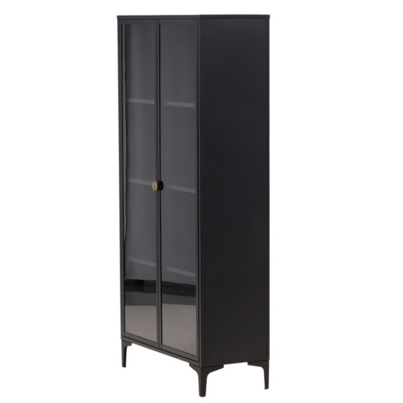 Armoire avec portes vitrées en métal 190cm DIDI