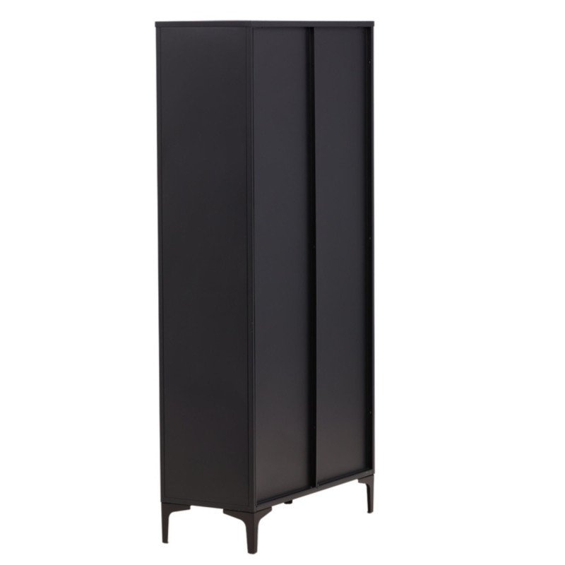 Armoire avec portes vitrées en métal 190cm DIDI