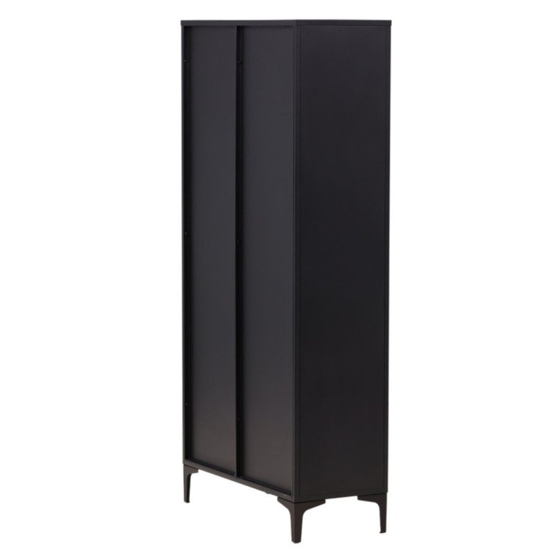 Armoire avec portes vitrées en métal 190cm DIDI