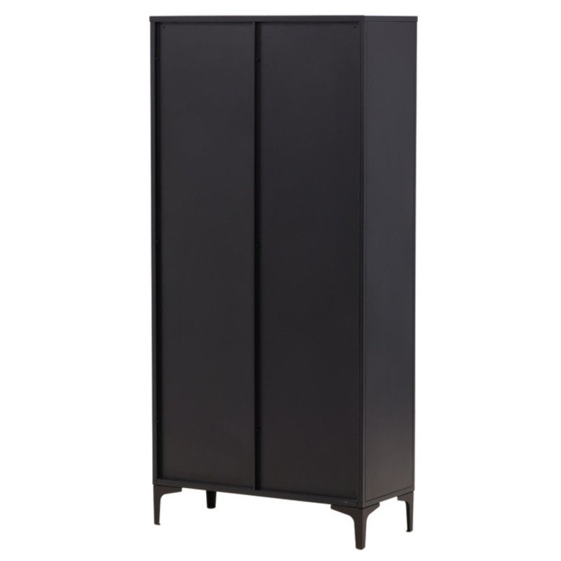 Armoire avec portes vitrées en métal 190cm DIDI